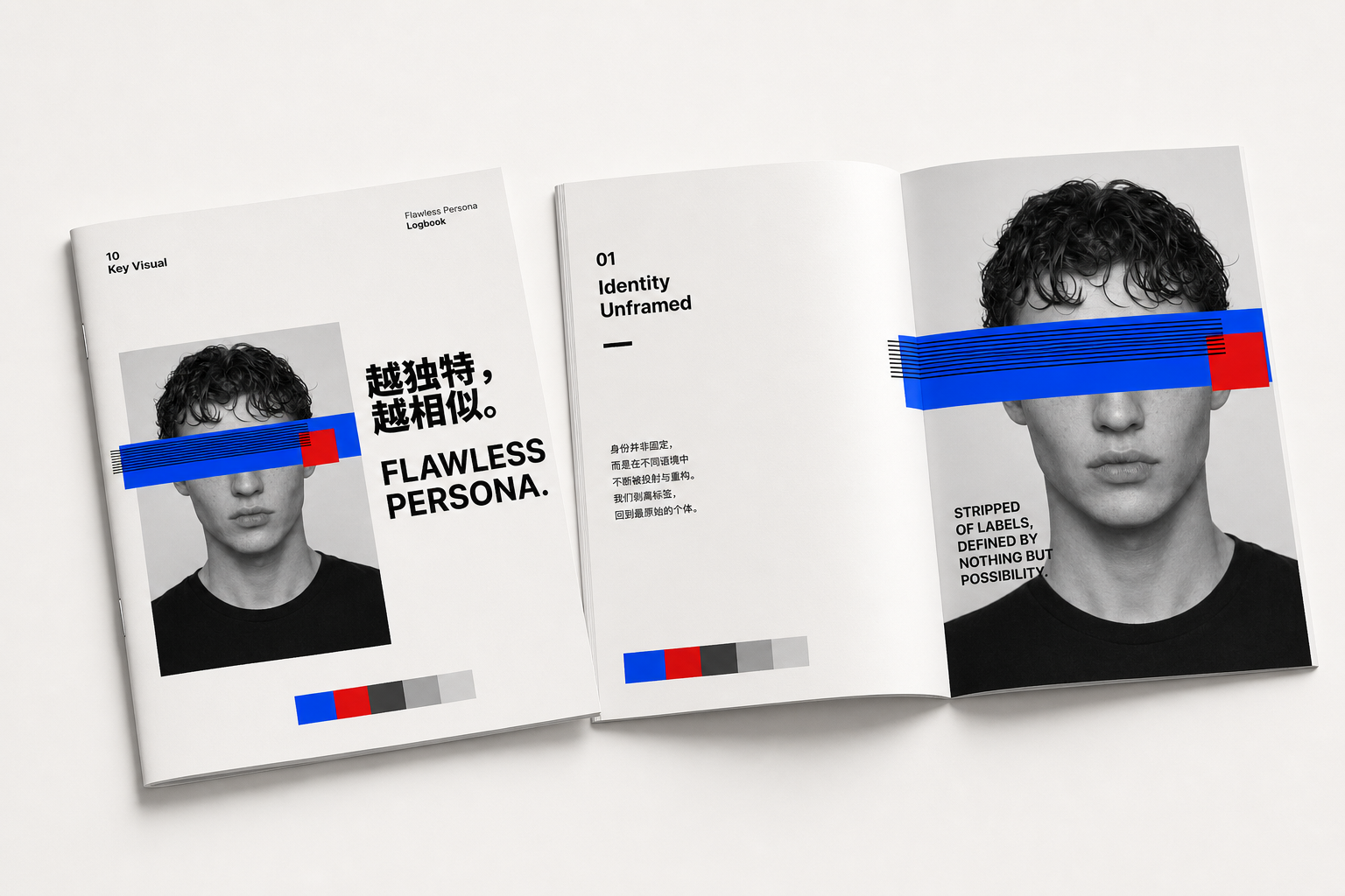 AI-assisted editorial style exploration for Flawless Persona