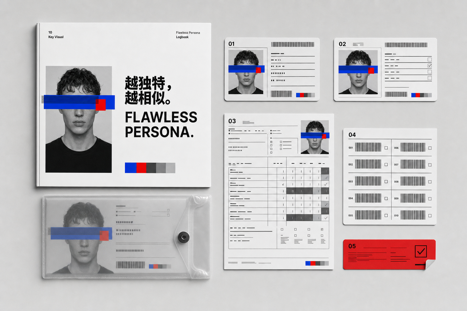 AI-assisted identity document style exploration for Flawless Persona