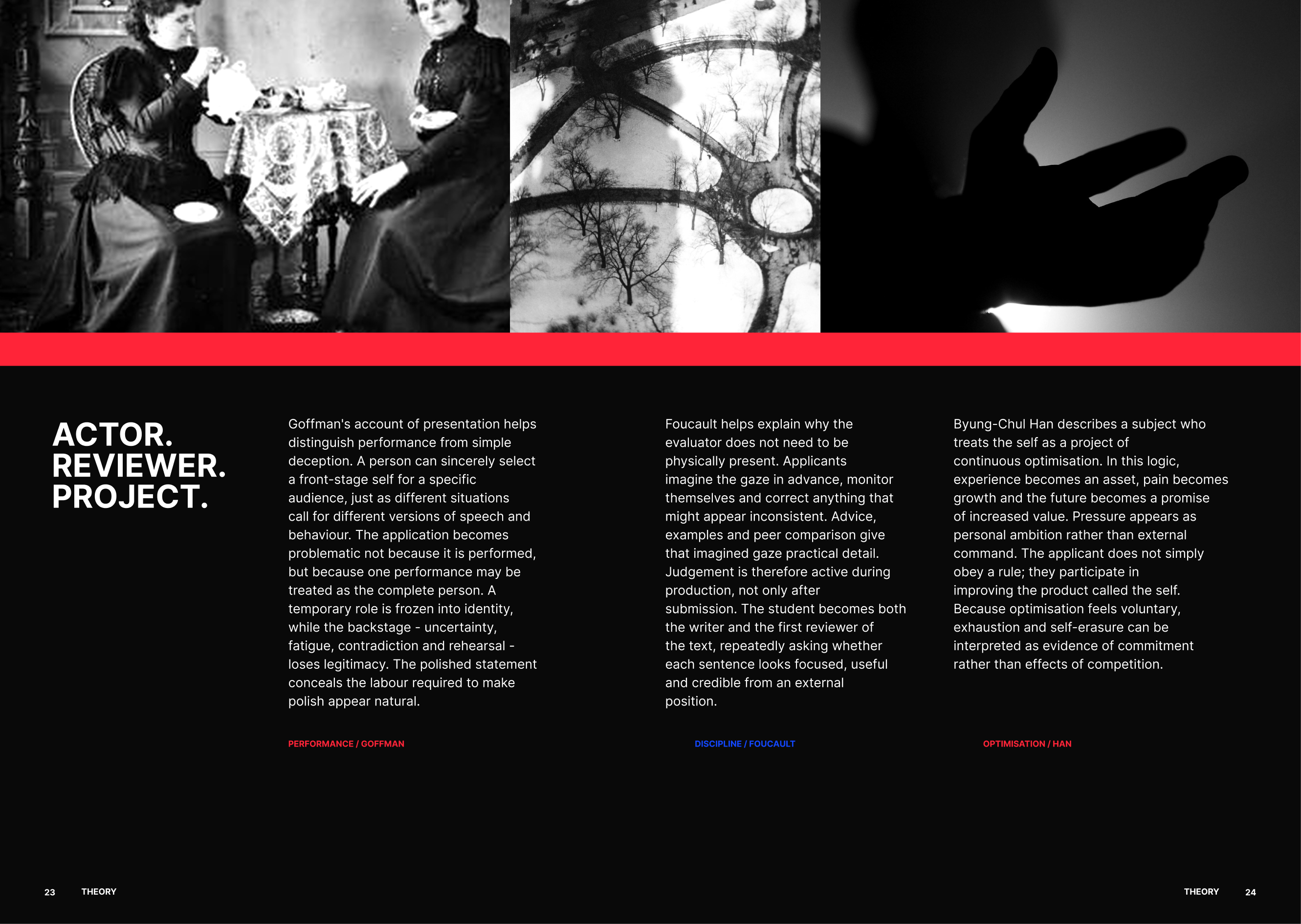 Flawless Persona booklet system spread